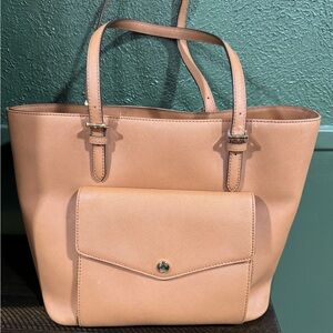Elegant Tan Tote Bag